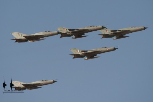 Biên đội máy bay chiến đấu MiG-21 Không quân Ấn Độ